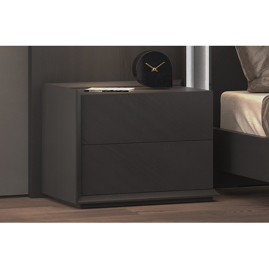 Lea Bedroom Set w/LED Light, Grey by Nordholtz